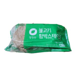 냉동 청정원 불고기 함박 스테이크 1kg, 1개