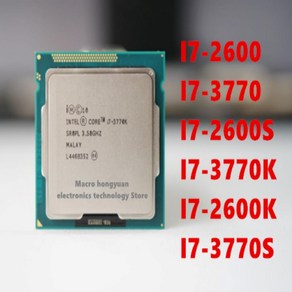 정품 i7-2600 I7-3770T 쿼드 코어 1155, 1개