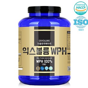 비케이뉴트리션 익스볼륨 WPH 100% 단백질 원물 순수근육 프로틴 보충제, 1개, 2kg