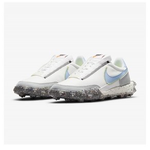 나이키 헬리오스 화이트블루 여성 스파이크리스 골프화 Nike Waffle Racer Crater white/blue