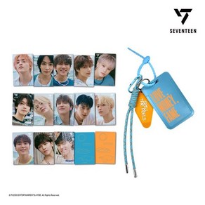 [SEVENTEEN - SPILL THE FEELS] 3D 렌티큘러 미니카드 & 카드홀더 세트 [원우 ve.] : 미니카드 1pc 카드홀더 1pc 키링 1pc
