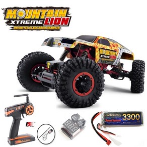 RC카 1/10 REMO-1071 4WD 브러쉬드 ROCK CRAWLER 라이언, 1개