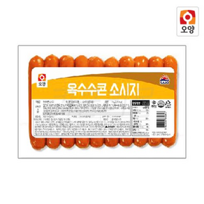 사조오양 옥수수콘 소시지, 10개, 1kg