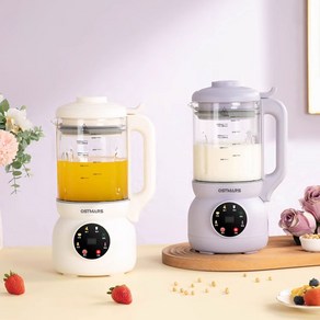 [SMTONE] OSTMARS 두유 제조기 가정용 전자동 다기능 벽파쇄기 미니 두유 제조기 1100ml 유리 재질 1-5인용