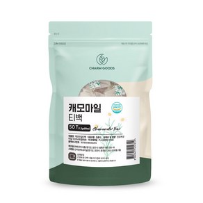 캐모마일티 카모마일 삼각티백 차 디카페인 커피대용 건강차 50T, 1.2g, 1개, 50개입