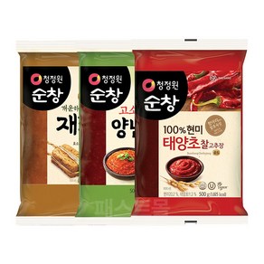 청정원 순창 고추장 + 된장 + 쌈장 세트, 1세트, 1.5kg