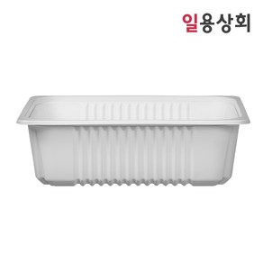 [ILYONG] 실링용기 JH 23197 2000ml 100개 백색, 1개