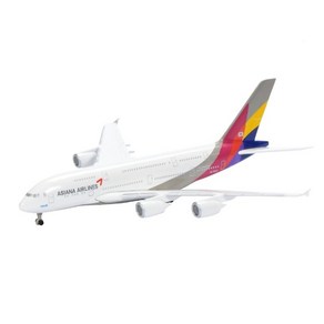 슈코 Schuco Aviation A380-800 B777-300 대한항공 아시아나 다이캐스트 모형 피규어, ASIANA A380-800, 1개