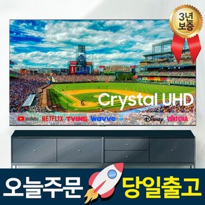 삼성전자 23년형 65인치 165cm(65) 크리스탈 4K UHD 스마트 TV UN65CU7000, 방문설치, 스탠드형, 65인치 / 165cm