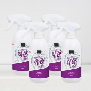 락퐁 500ml 2+2 세트 욕실 화장실 청소세제 세정제 3가지향 로즈마리 코튼 레몬향 욕실세정제 곰팡이자국, 4개