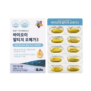 포라이프 바이오이 알티지 오메가3 EPA + DHA 60캡슐