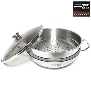 키친아트 일품 IH 통3중 2단찜냄비 26CM, 단품, 1개, 상세 설명 참조