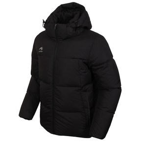 [오리털 패딩] 아스토레 다운 하프 코트 블랙 7038