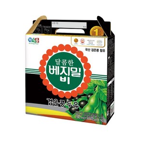 베지밀 달콤한B 검은콩, 190ml, 16개