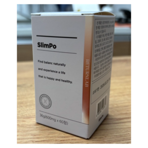 슬림포 [정품] SlimPo 슬림포 600mg x 60정 슬림포브로멜라인 모로오렌지 슬림포모로오렌지