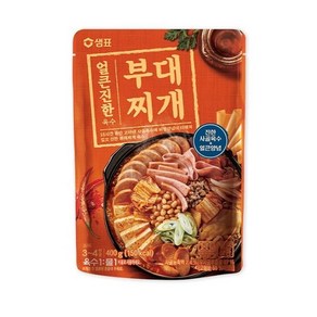 얼큰진한 육수 400g 부대찌개, 1개