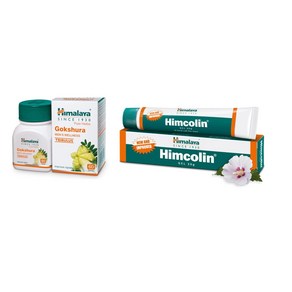 Combo Pack of Himcolin Gel 30 gm and Gokshua 60 Tablets, 1개, 60정