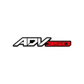 바이크 오토바이 반사 핸들 바 데칼 방수 ADV 350 액세서리 혼다 호환 ADV350 ADV350 2022 2024 2023, 1) 1pcs, 1개