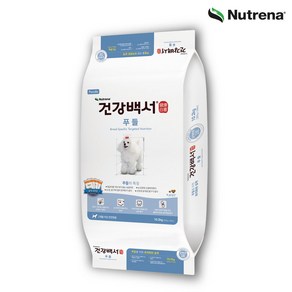 건강백서 강아지 기능성 사료, 푸들, 10.2kg, 1개