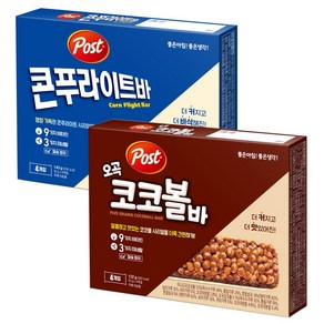 포스트 콘푸라이트바 140g+오곡코코볼바 132g 시리얼바, 1개