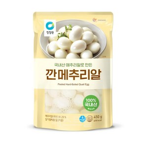 청정원 깐메추리알, 1개, 450g