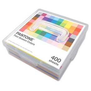 팬톤 컬러 색종이 400매 (케이스), 본상품선택, 1개, 상세페이지 참조