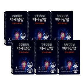 3+3 관절건강엔 백세팔팔 5중 기능성 MSM 1000mg 90정, 6개