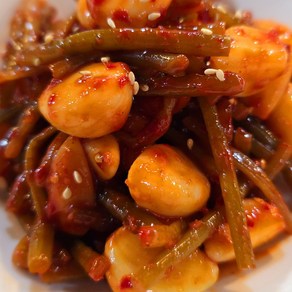 반찬연구소 알마늘 마늘쫑무침 500g/1kg 새콤매콤한 맛 별미 간편반찬, 1kg, 1개