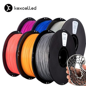 켁셀드 TPU 필라멘트 고속 3D프린터 K7 95A 플렉시블 FILAMENT 1kg, 핑크