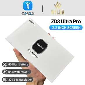 Zordai ZD8 프로 울트라 스마트워치 8 블루투스 통화 피트니스 트래커 심박수 모니터 혈액 DT8 맥스 남녀공용 신제품