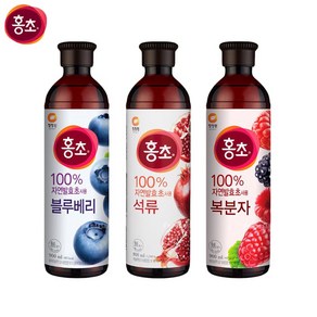 청정원 홍초 석류+복분자+블루베리900ml, 1세트, 900ml