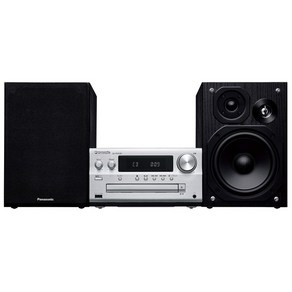 파나소닉 미니 컴포넌트 AM FM 2 밴드 Bluetooth 지원 고해상도 음원을 갖춘 실버 SC-PMX90-S