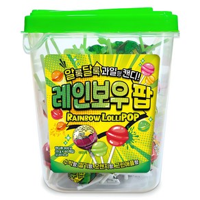 레인보우 팝 막대사탕 60p