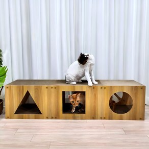 마아 고양이 스크래쳐 대형 터널 스크래쳐 숨숨집 125cm