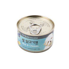 벨버드 자연밥상 쌀닭고기캔 강아지캔 100g, 단품, 1개