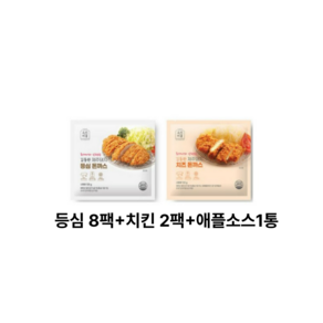 [쇼핑엔티] 김동완 돈까스 10팩등심8팩치즈2팩소스1병200g, 1세트, 200g