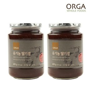 올가 ORGA 유기농 딸기쨈(600g) x 2병, 1개