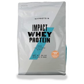 MyProtein 마이프로틴 Impact Whey 프로틴 파우더 딸기 크림 100회