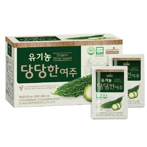 당당한 유기농 여주즙 4박스, 60ml, 4개