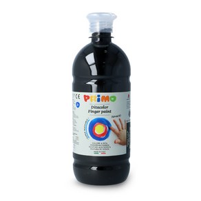 핑거페인트 750ml 대용랑 낱색 1개(흰색 노랑 빨강 검정 파랑 초록)