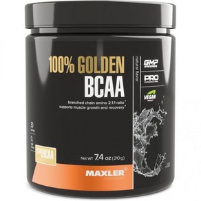 Maxler 100% Golden BCAA Powder - Intra & Post Workout Recovery Drink for Accelerated Muscle Recovery