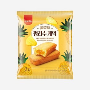 삼립 간식 펑리수 케익, 6개, 76g