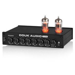 Douk Audio T8 PRO 진공관 7-밴드 EQ 프리앰프 이퀄라이저 XLR 프리앰프