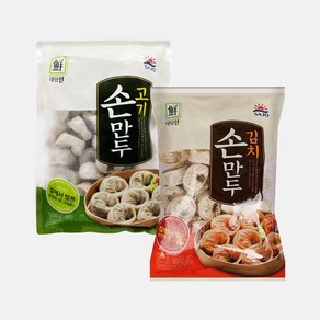 대림 고기손만두1020g+김치손만두1020g, 1세트, 1.02kg