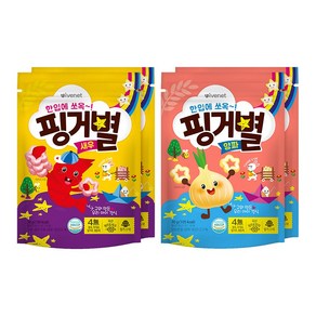 아이배냇 핑거별 쌀과자, 양파+새우, 30g, 4개