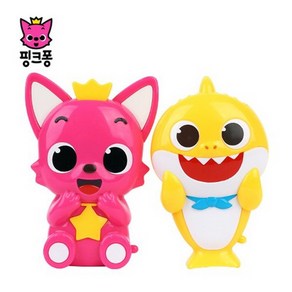 핑크퐁 아이상어 자동 목걸이 선풍기 색상 노랑, 1개
