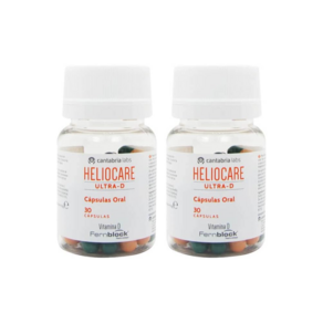 HELIOCARE 헬리오케어 오랄 캡슐 먹는 썬크림 30정 2세트, 2개