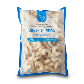 생 칵테일새우 900g 41-50 (80~100마리) 두절 탈각새우 감바스 파스타용 냉동깐새우