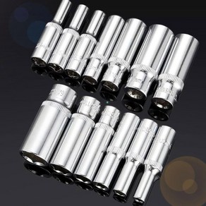 복스알세트 복스알 롱복스 6 포인트 1/4 드라이브 딥 임팩트 소켓 세트 롱 리치 Cv 4mm 6mm 7mm 8mm 9mm 10mm 11mm 12mm 13mm 14mm, [06] 9mm 1pc, 1개