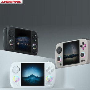 [ XC샵 ] 엔버닉 ANBERNIC RG CubeXX 레트로 휴대용 게임기 3800mAh 3.59인치 IPS 스크린 Linux TV 블루투스 와이파이 최신출시, 화이트, 표준버전(32G)-게임미포함